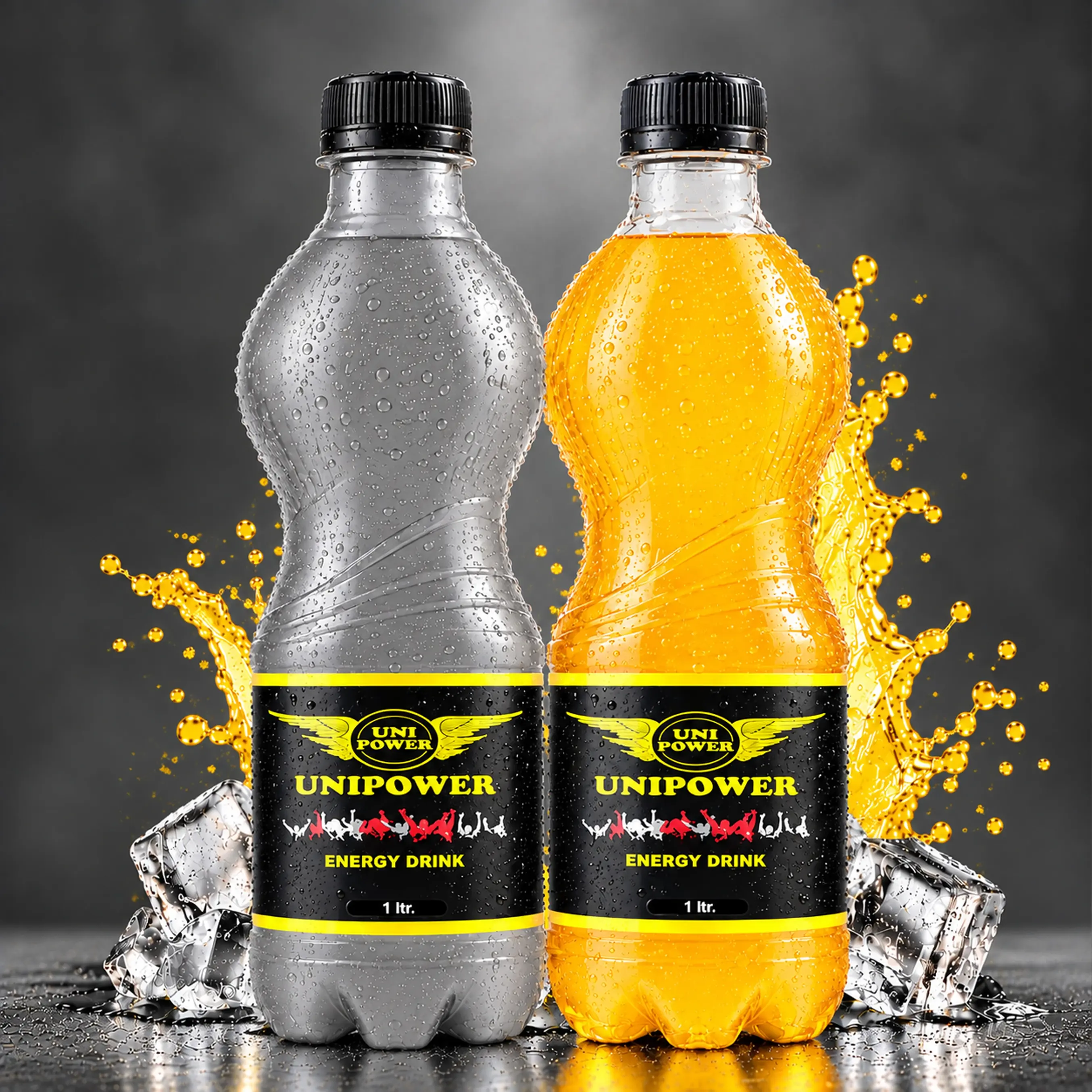 Uni Power 1L energy drink pet bottle